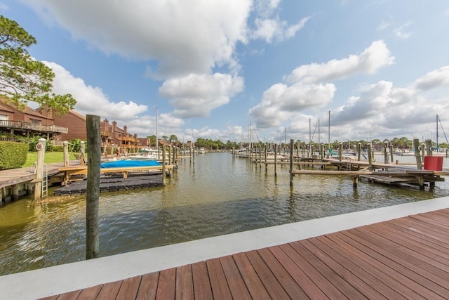 737 Davis Rd, League City, TX 77573 - view of dock featuring a water view