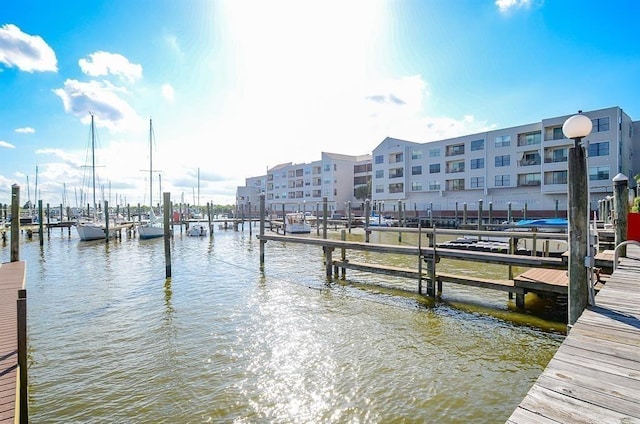 737 Davis Rd, League City, TX 77573 - dock area featuring a water view