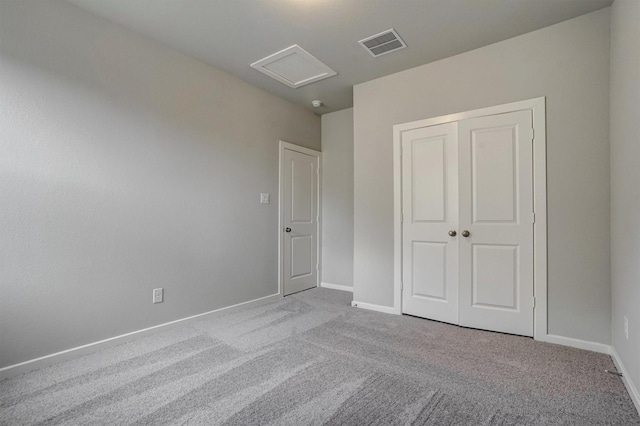 2904 Apple Rose, Katy, TX 77493 - unfurnished bedroom with carpet flooring, baseboards, visible vents, and attic access