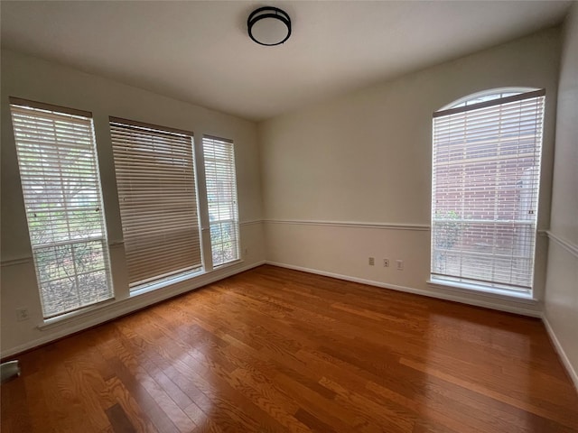 4311 Lakeside Meadow Dr, Missouri City, TX 77459 - unfurnished room featuring baseboards, wood finished floors, and a healthy amount of sunlight
