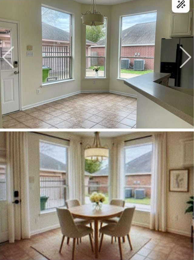 4311 Lakeside Meadow Dr, Missouri City, TX 77459 - dining room featuring baseboards and light tile patterned floors