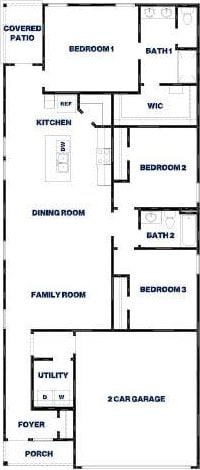 1342 Heather Rosewood Ln, Conroe, TX 77301 - floor plan / room layout