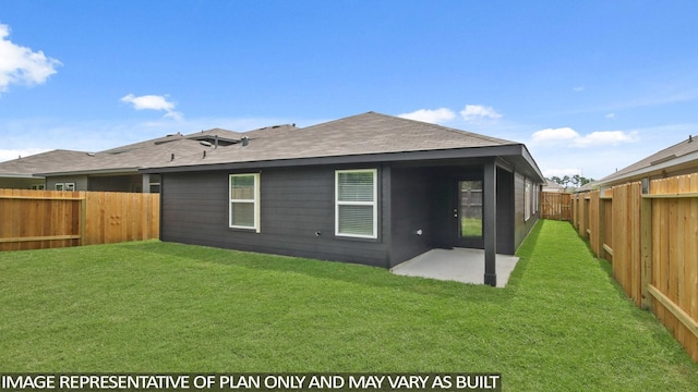 1342 Heather Rosewood Ln, Conroe, TX 77301 - rear view of property featuring roof with shingles and a patio
