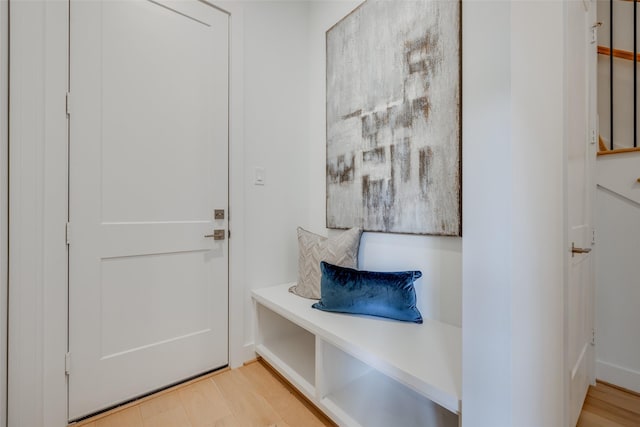 626 E 14th St, Houston, TX 77008 - mudroom featuring light wood-type flooring