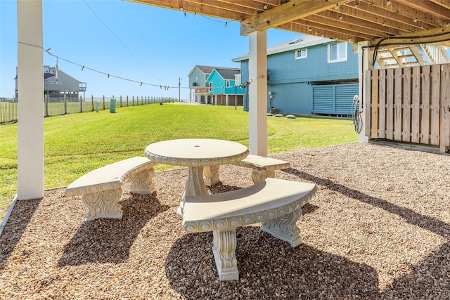 4406 Tampico Way, Galveston, TX 77554 - view of yard featuring fence
