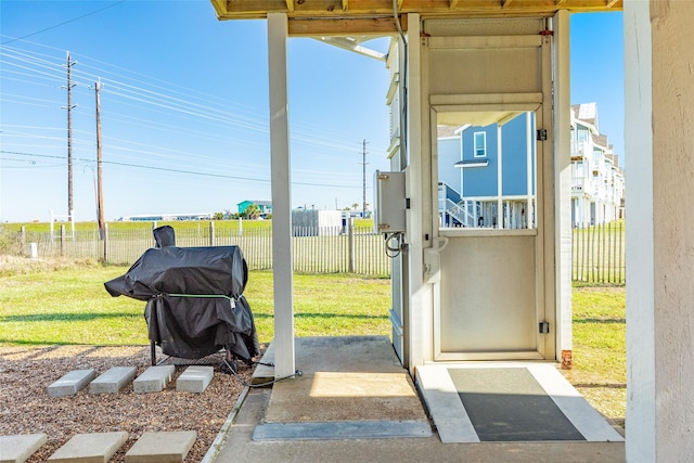 4406 Tampico Way, Galveston, TX 77554 - view of patio with fence