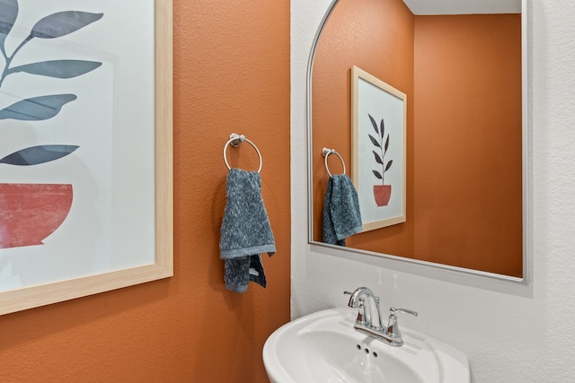bathroom with a sink