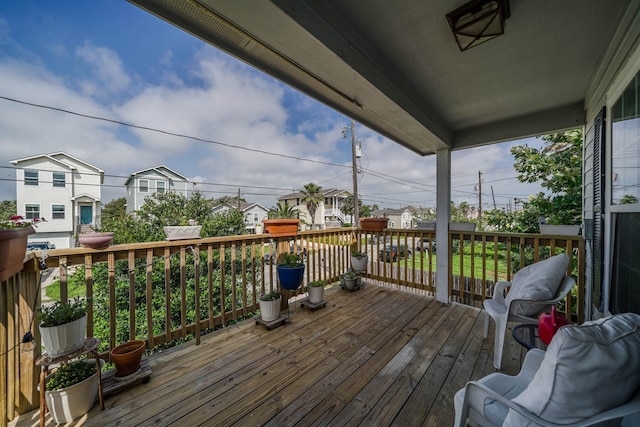view of deck