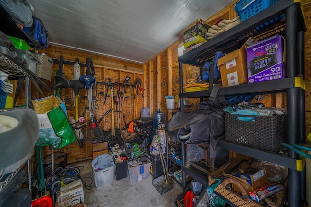 view of storage