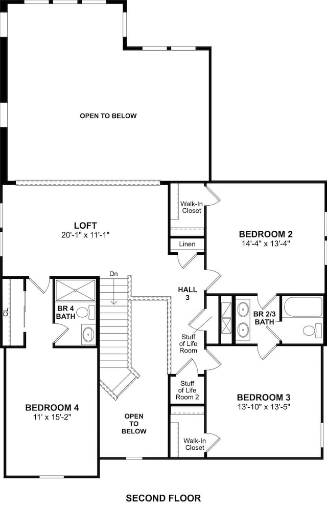 6215 Amberwood Dr, League City, TX 77573 - view of room layout