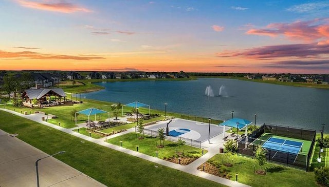 1536 River Point Dr, Friendswood, TX 77546 - water view featuring a gazebo