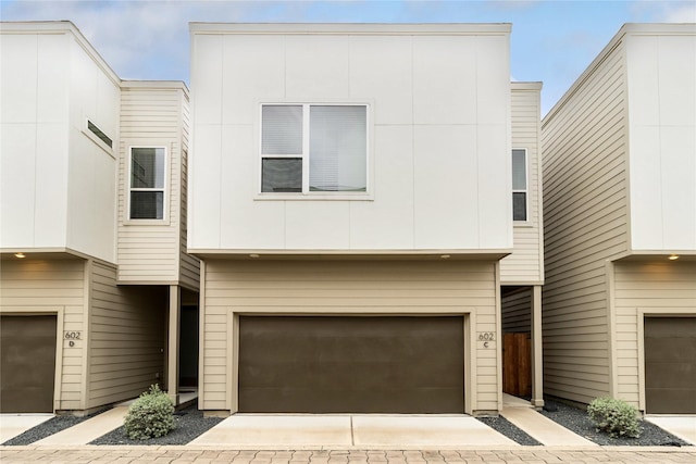 multi unit property with an attached garage