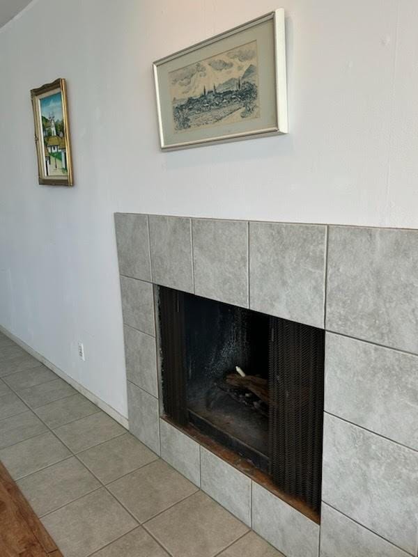 12600 Melville Dr Unit 214A, Montgomery, TX 77356 - interior details featuring a tiled fireplace