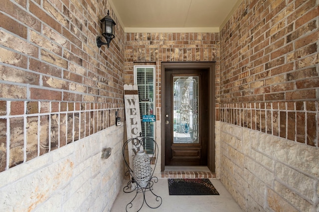 7611 Mesquite Hill Ln, Richmond, TX 77469 - property entrance with brick siding