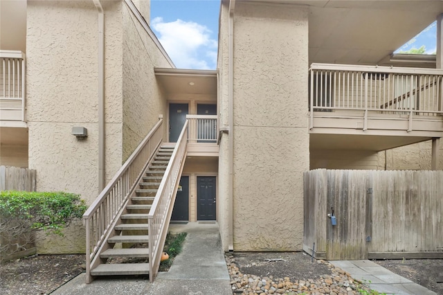 5001 Lamonte Ln Unit 110, Houston, TX 77092 - view of property with stairway and fence