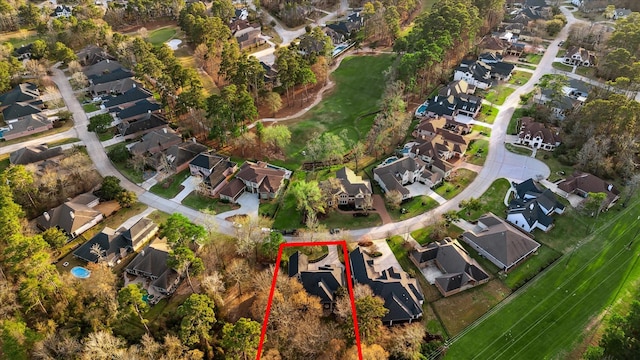 271 W Pines Dr, Montgomery, TX 77356 - aerial overview of property's location with nearby suburban area and property parcel outlined