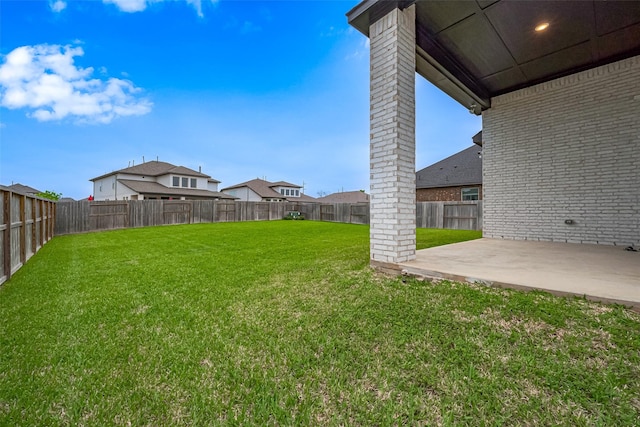 9603 Crescent Mill Dr, Missouri City, TX 77459 - view of yard featuring a patio area and a fenced backyard