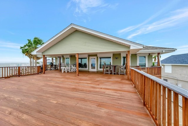 126 Tamana Dr, Tiki Island, TX 77554 - view of deck