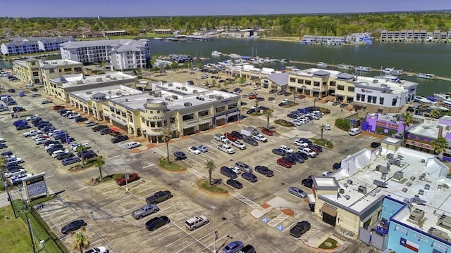 49 Regency Pt, Conroe, TX 77356 - bird's eye view with a water view