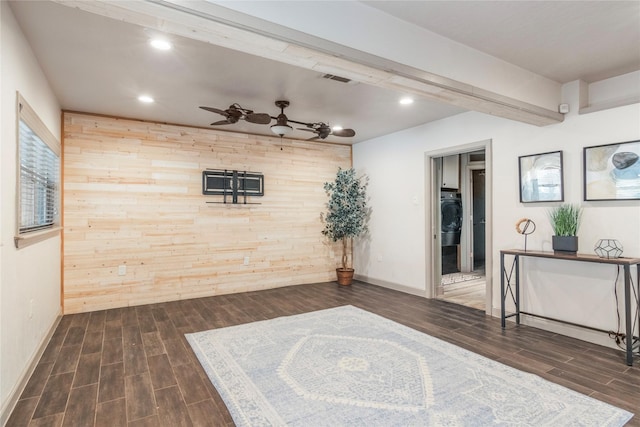 interior space featuring washer / clothes dryer