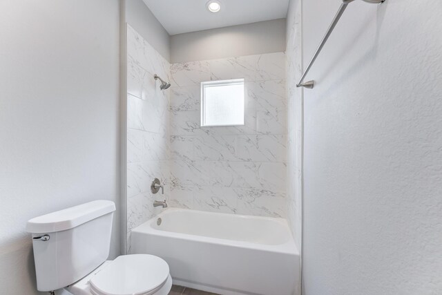 bathroom with  shower combination and toilet