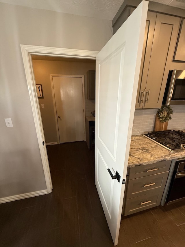9319 Dalmore Ct, Houston, TX 77095 - hall featuring dark wood-type flooring