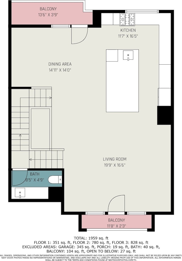 2218 Francis St, Houston, TX 77004 - floor plan