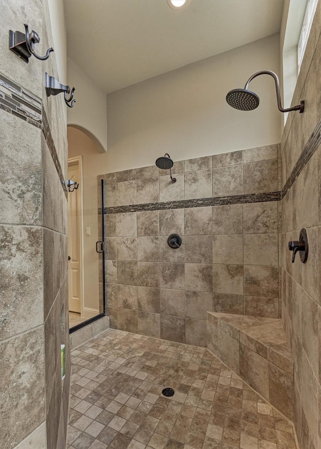 21610 Harbor Water Dr, Cypress, TX 77433 - bathroom with a stall shower