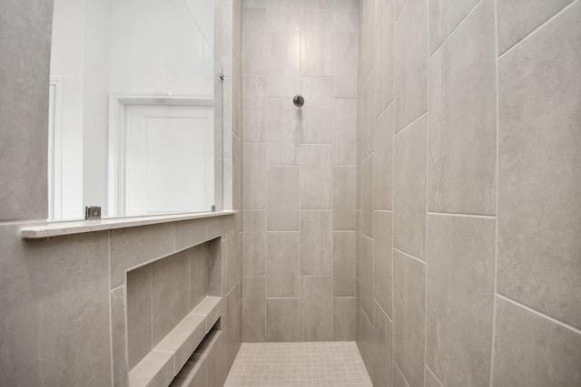 14647 Cedar Elm Ct, Willis, TX 77318 - full bathroom featuring a tile shower