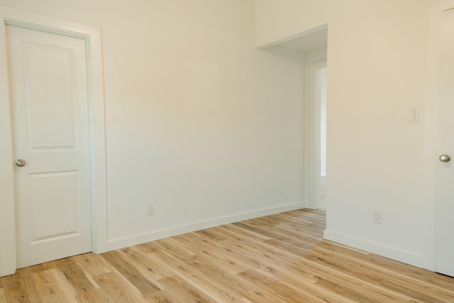 4406 Helen St, Hitchcock, TX 77563 - spare room with baseboards and light wood-style floors