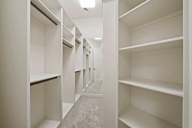 5730 Balcones Ridge Ln, Houston, TX 77059 - walk in closet with visible vents and carpet