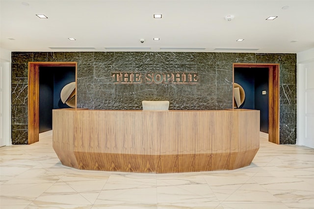 view of welcome area