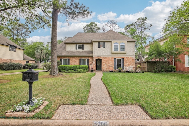 5306 Havenwoods Dr, Houston, TX 77066 - traditional home with brick siding and a shingled roof