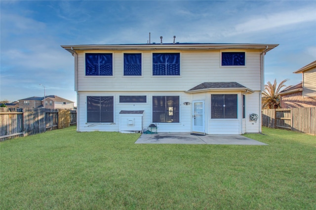 21122 Covington Bridge Dr, Spring, TX 77388 - back of property with a patio area and a fenced backyard