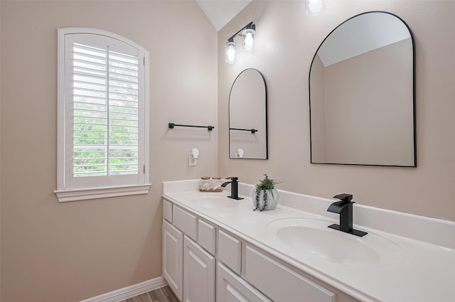 1218 Ventura Canyon Dr, Katy, TX 77494 - full bath with a sink, baseboards, and double vanity