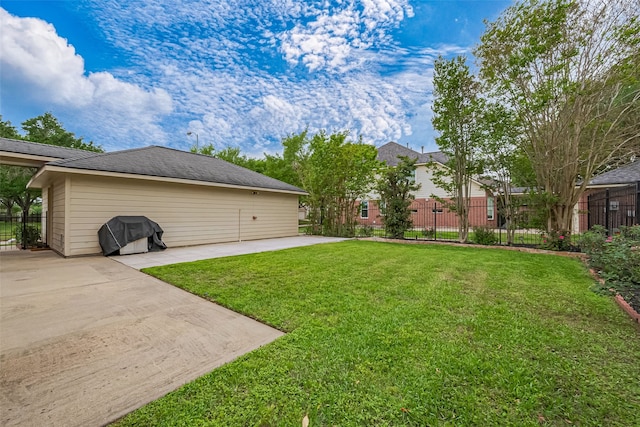 1218 Ventura Canyon Dr, Katy, TX 77494 - view of yard with a patio and fence