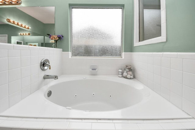 313 Overlook Dr, Friendswood, TX 77546 - bathroom with a tub with jets