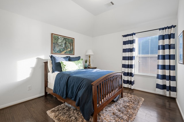 19843 Quarry Stone Ln, Richmond, TX 77407 - bedroom with wood finished floors, baseboards, and vaulted ceiling
