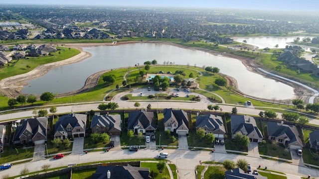 19843 Quarry Stone Ln, Richmond, TX 77407 - aerial view of property and surrounding area featuring a large body of water and nearby suburban area