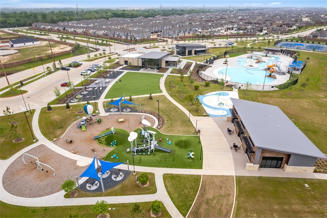 1100 Greenshank Dr, Katy, TX 77493 - birds eye view of property featuring a residential view