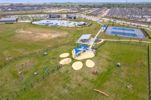 1100 Greenshank Dr, Katy, TX 77493 - birds eye view of property with a residential view
