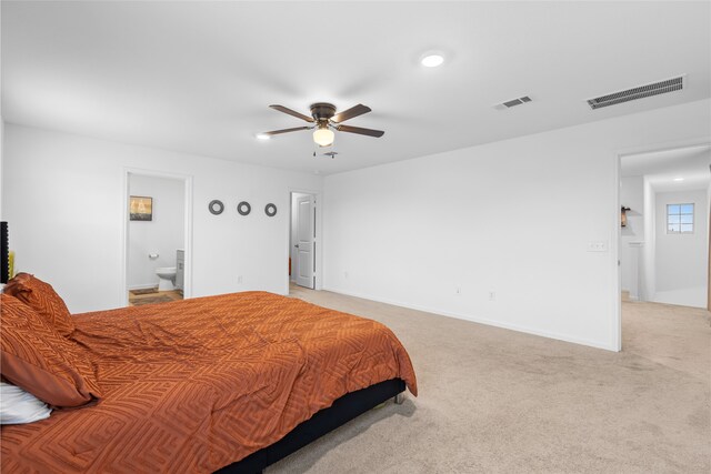 1100 Greenshank Dr, Katy, TX 77493 - bedroom featuring baseboards, visible vents, and light colored carpet