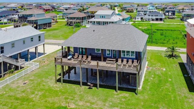 bird's eye view featuring a residential view