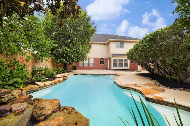 12714 Orchard Hollow Way, Houston, TX 77065 - view of swimming pool with a patio area