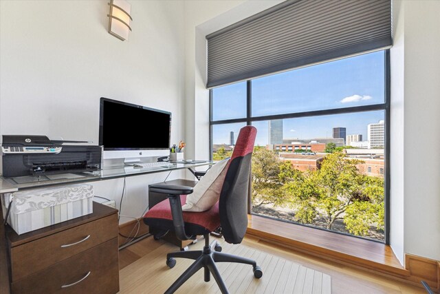 5417 Hidalgo St Unit B, Houston, TX 77056 - office featuring wood finished floors