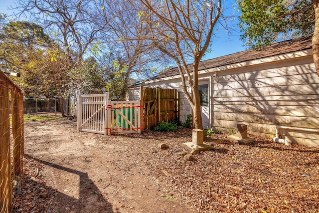 2320 Westward Ave, La Marque, TX 77568 - view of yard featuring fence and a gate