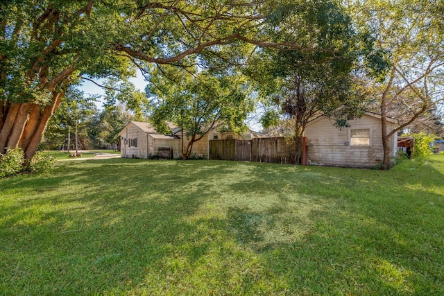2320 Westward Ave, La Marque, TX 77568 - view of yard with fence