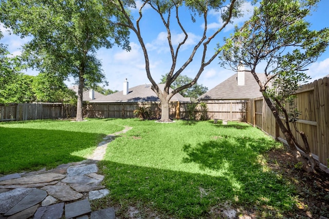 8922 Eaglecove Dr, Houston, TX 77064 - view of yard with a fenced backyard
