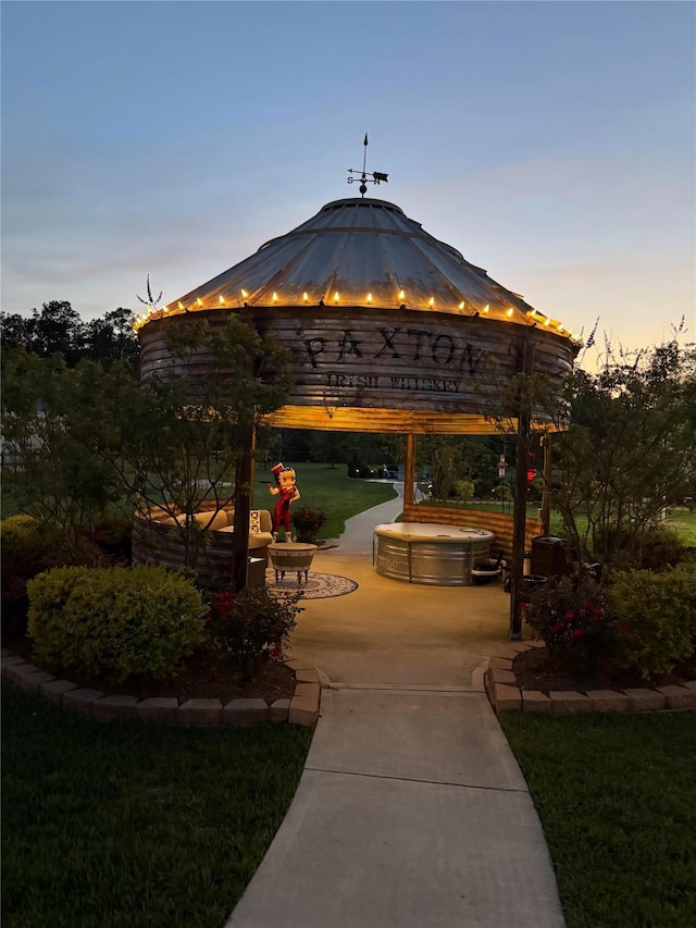 9791 Waller St, Conroe, TX 77303 - view of home's community with a gazebo and a patio