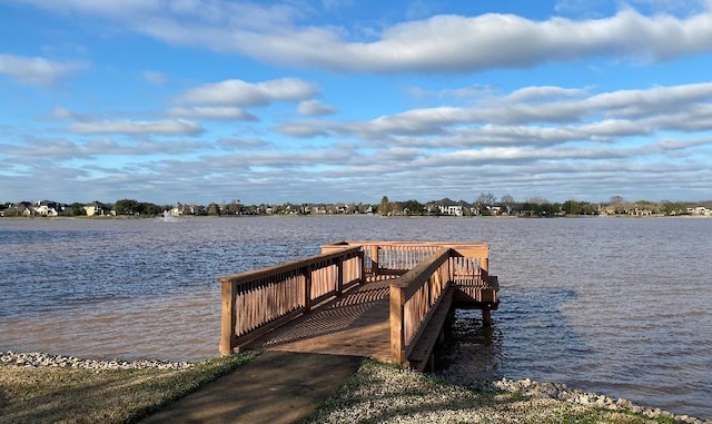 13214 Dusty Grove Ln, Sugar Land, TX 77498 - dock featuring a water view